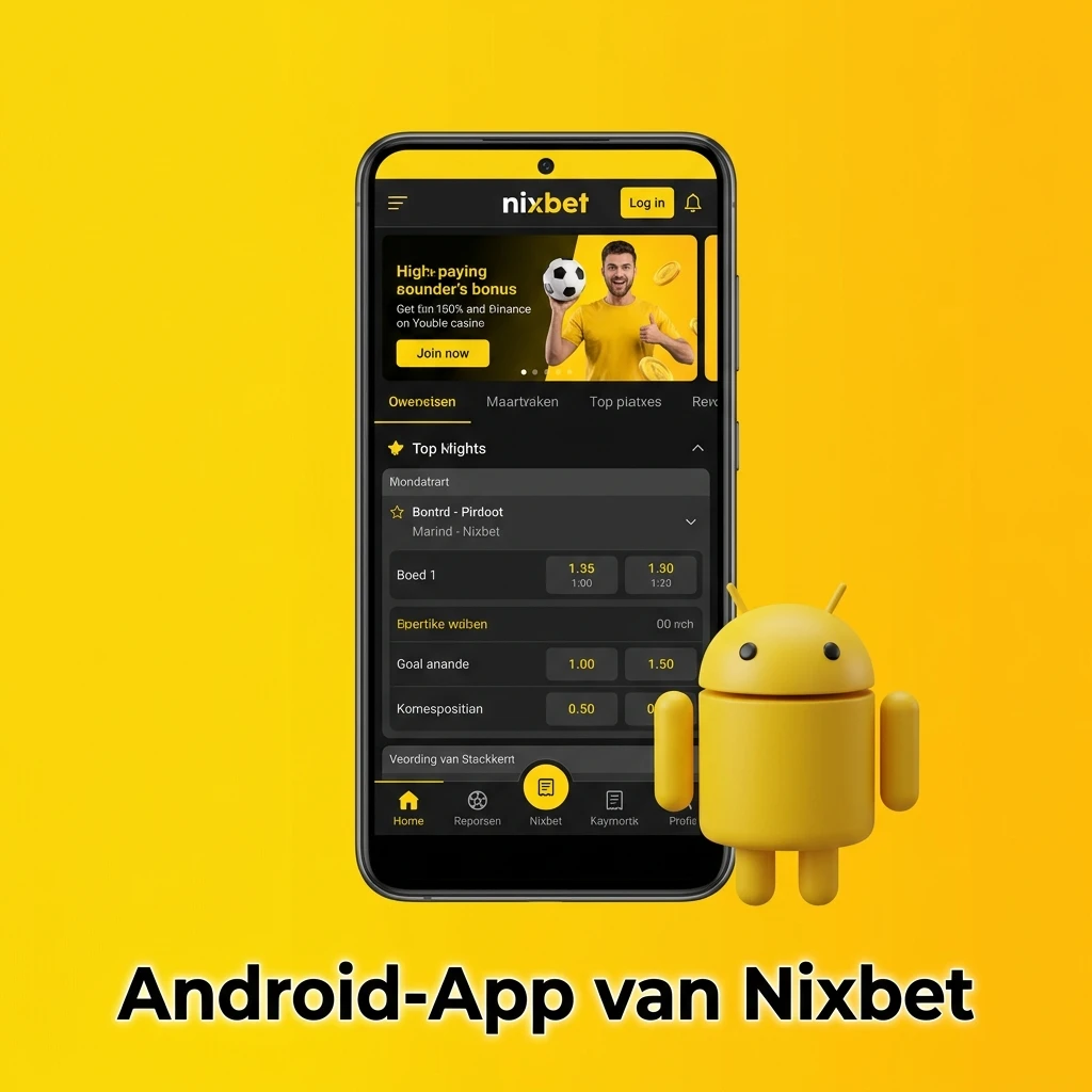 Nixbet Android-app APK-download installatie op mobiel apparaat met Android 6.0 of hoger