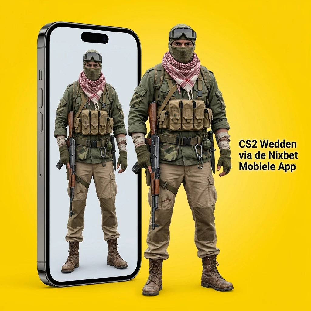 CS2 wedden via de Nixbet mobiele app op iOS en Android voor live eSports markten