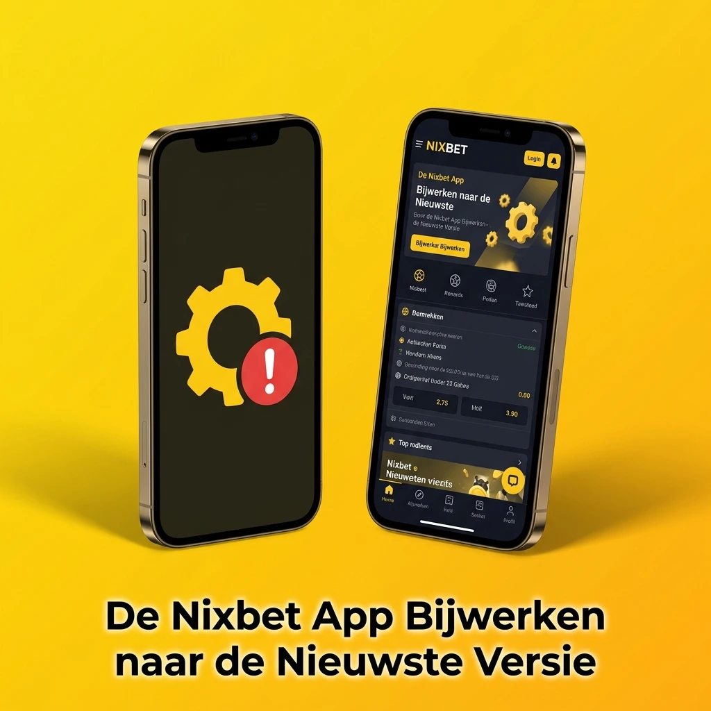 Nixbet app automatisch bijwerken als Progressive Web App op smartphone