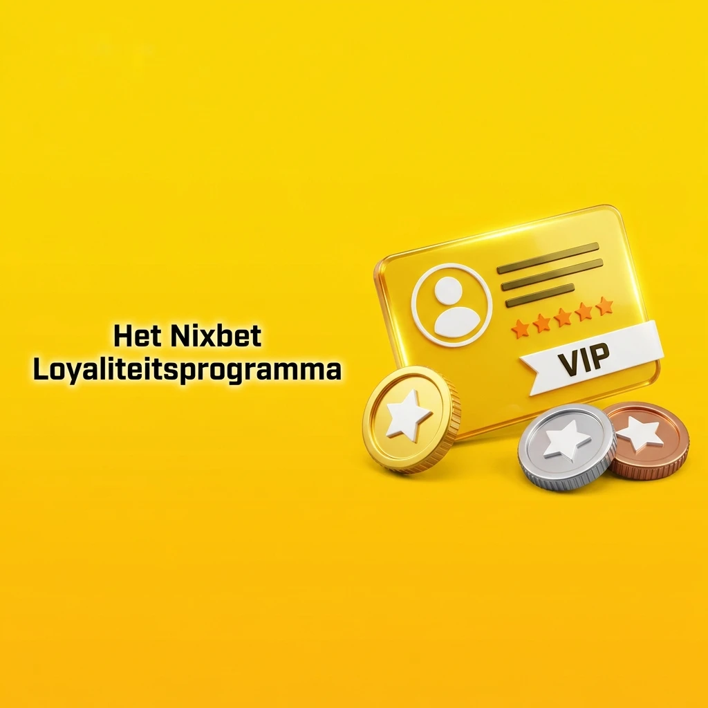 Nixbet loyaliteitsprogramma met VIP-niveaus van Brons tot Diamant en beloningen voor actieve spelers