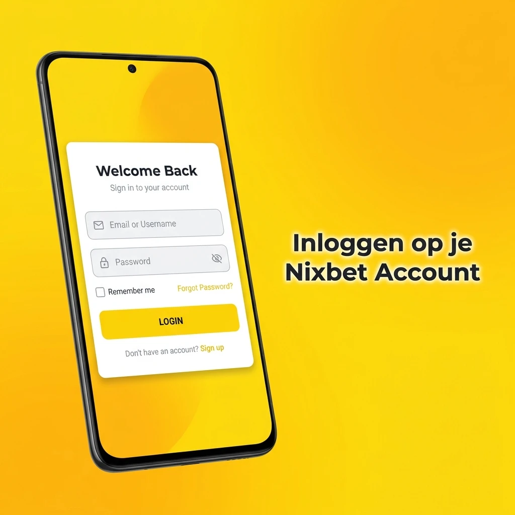 Nixbet inlogpagina stappen: e-mailadres, wachtwoord en tweestapsverificatie voor toegang tot je account