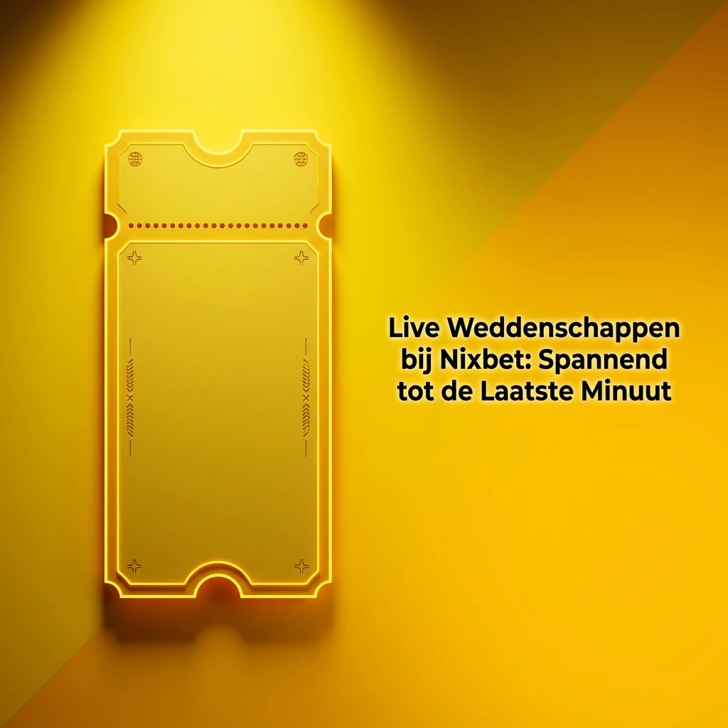 Live weddenschappen bij Nixbet met real-time odds, live scores en cashout voor voetbal, tennis en esports