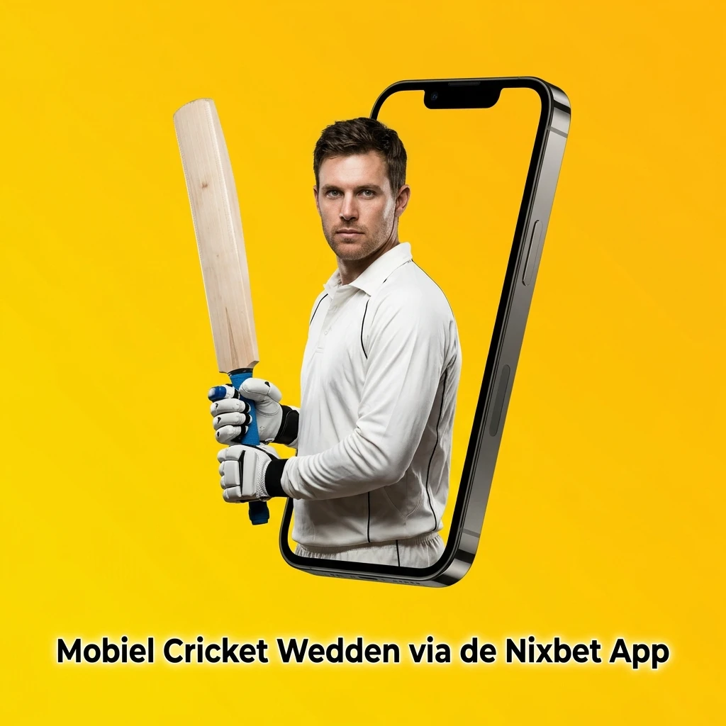 Nixbet mobiele app voor cricket weddenschappen op Android en iOS smartphone met live betting functies