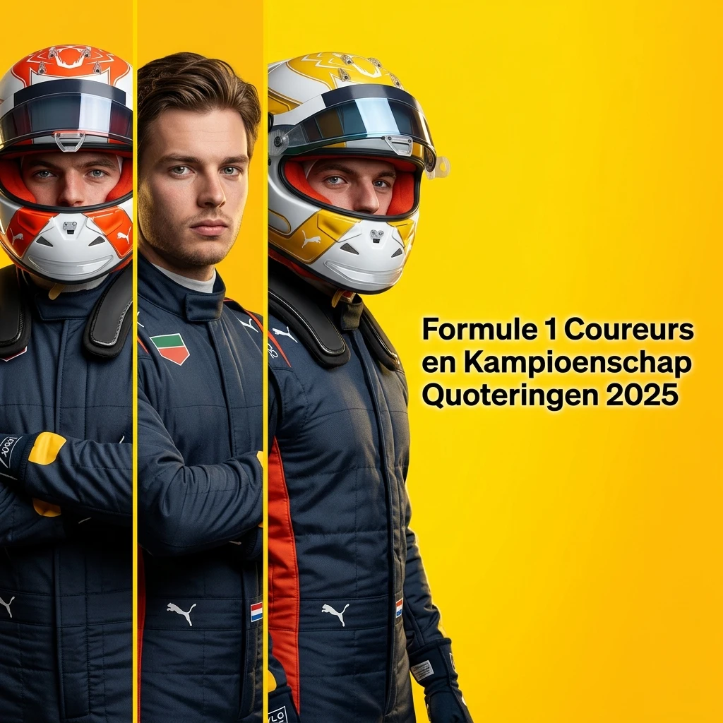 Formule 1 2025 teams en coureurs met kampioenschapsquoteringen, inclusief Verstappen, Hamilton en Norris