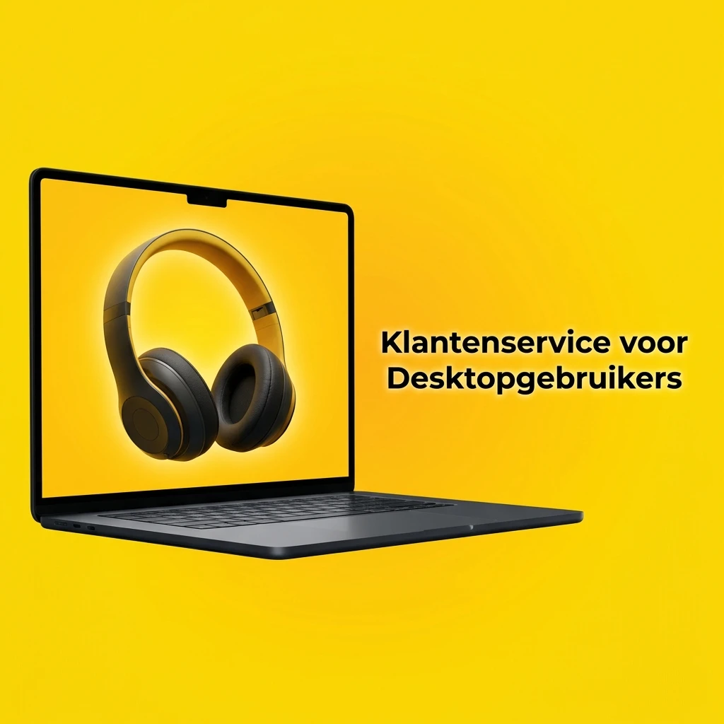 Klantenservice desktopgebruikers: live chat, e-mail en FAQ beschikbaar voor installatie en inlogvragen