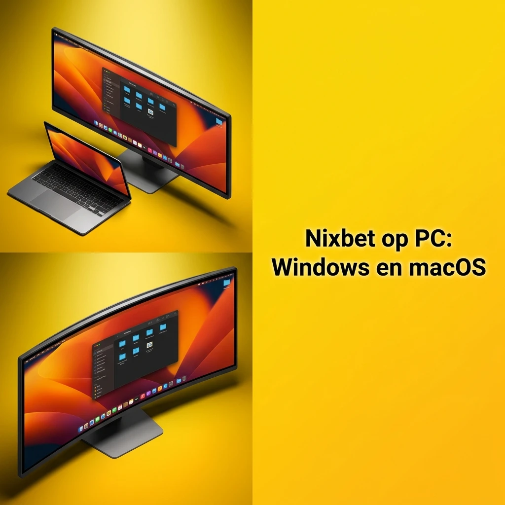 Nixbet op PC via browser op Windows en macOS zonder app te installeren
