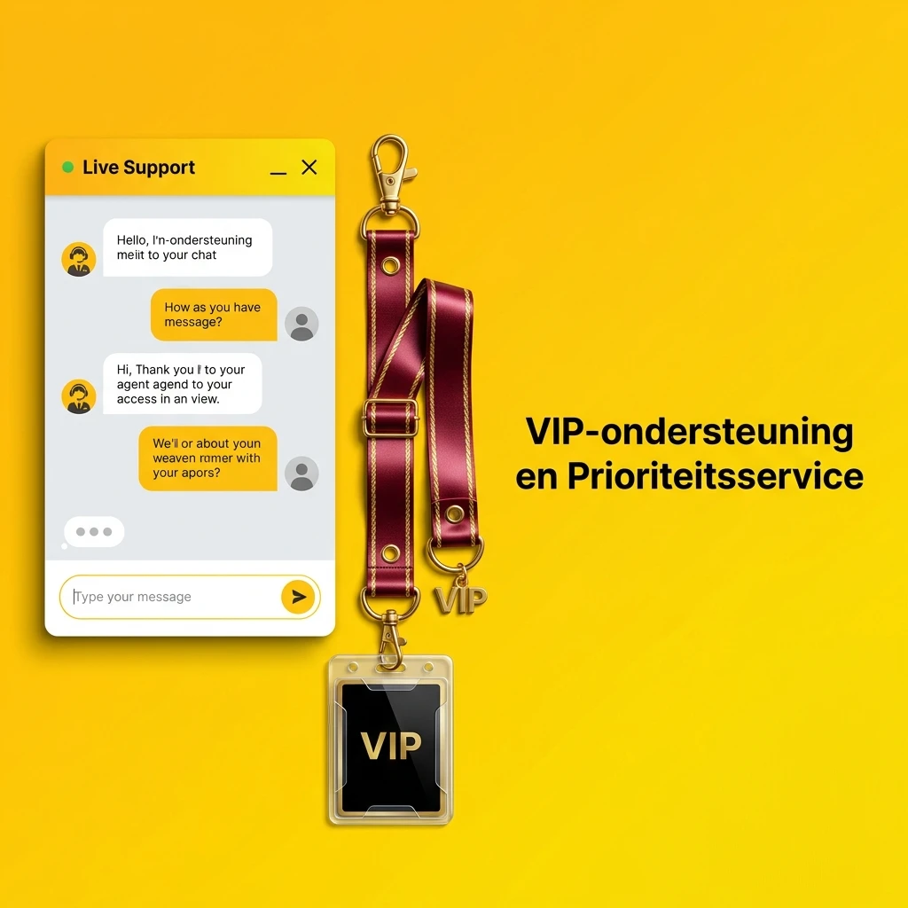 VIP-ondersteuning voor Silver, Gold en Platinum spelers met dedicated accountmanager en prioriteitsservice via chat, e-mail en telefoon.