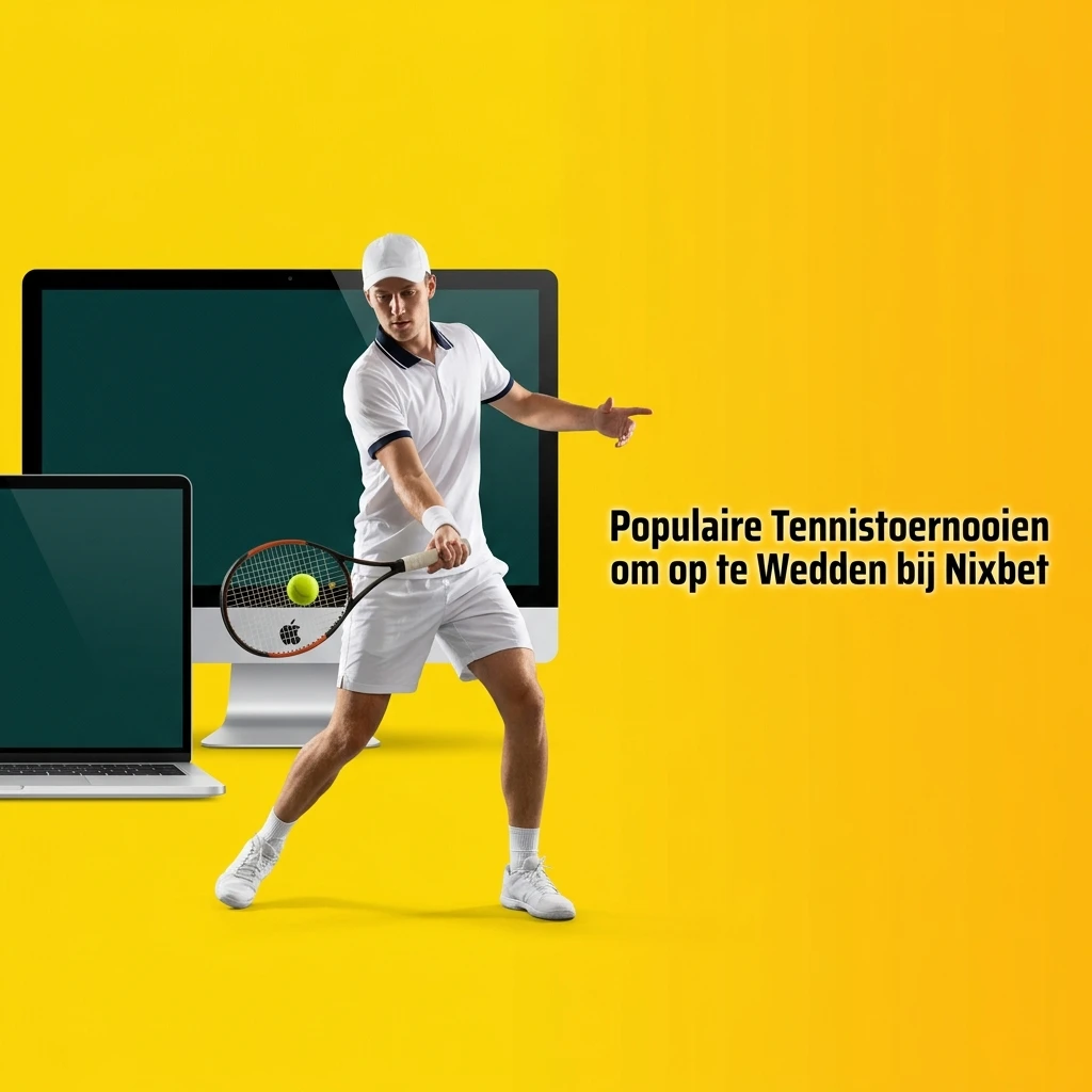 Populaire tennistoernooien om op te wedden: Grand Slams, ATP, WTA en teamcompetities bij Nixbet