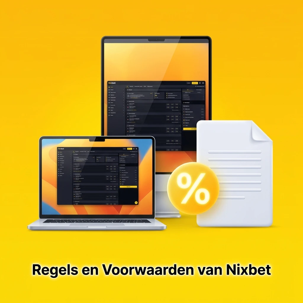 Nixbet gebruiksvoorwaarden: minimumleeftijd, één account, bonusregels, verificatie en eerlijk gebruik voor spelers.