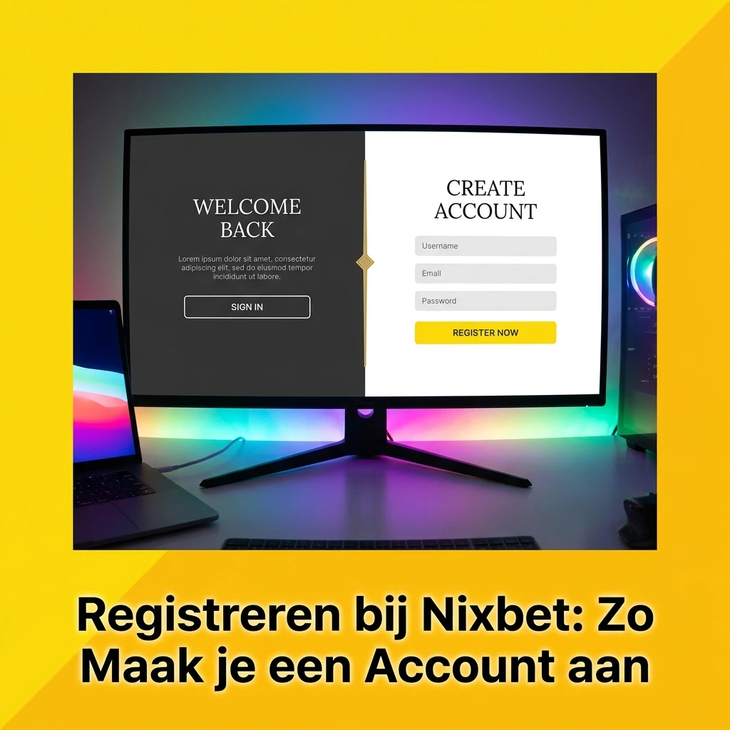 Stap-voor-stap registratieproces bij Nixbet om een account aan te maken en toegang te krijgen tot weddenschappen