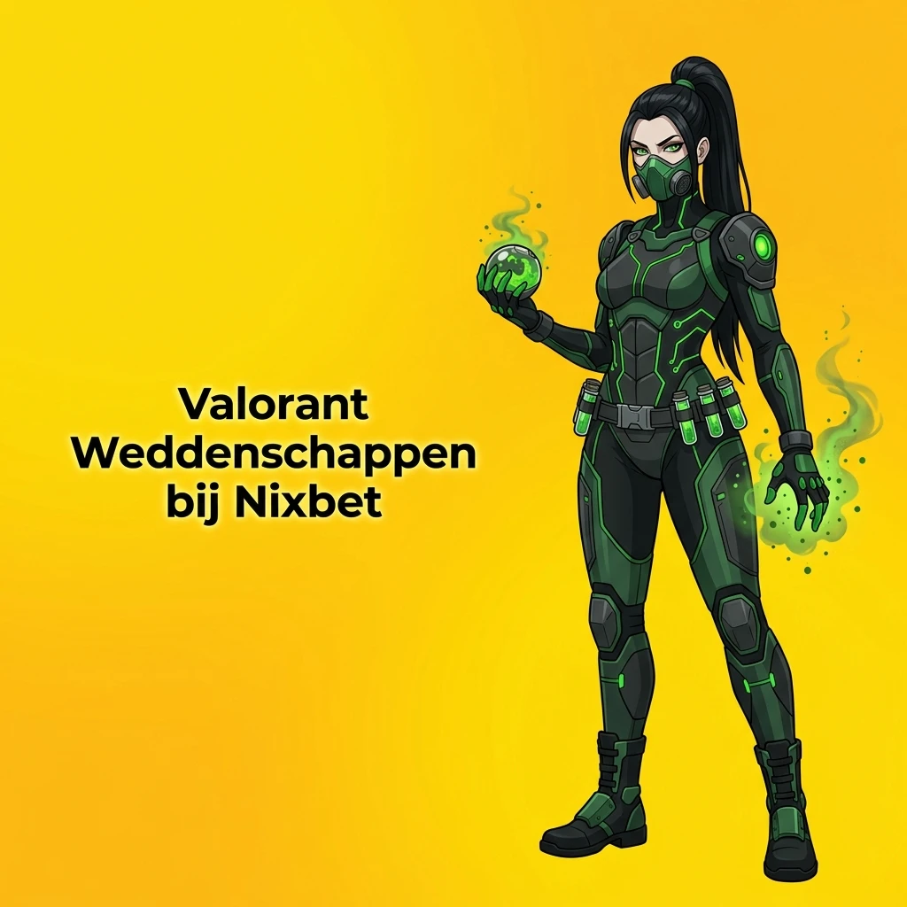 Valorant weddenschappen bij Nixbet – tactische 5v5-shooter met markten voor VCT-toernooien en live gokken