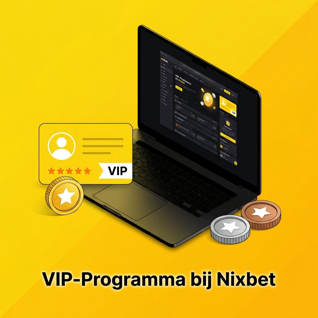 VIP-programma bij Nixbet met exclusieve voordelen zoals cashback, persoonlijke accountmanager en snellere uitbetalingen