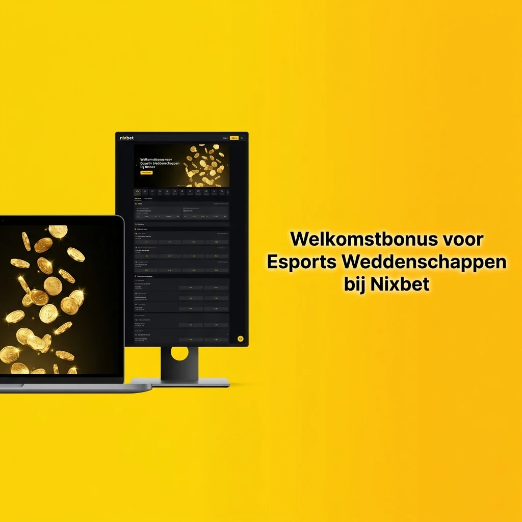Nixbet welkomstbonus tot €10.000 en 800 freespins voor esports weddenschappen