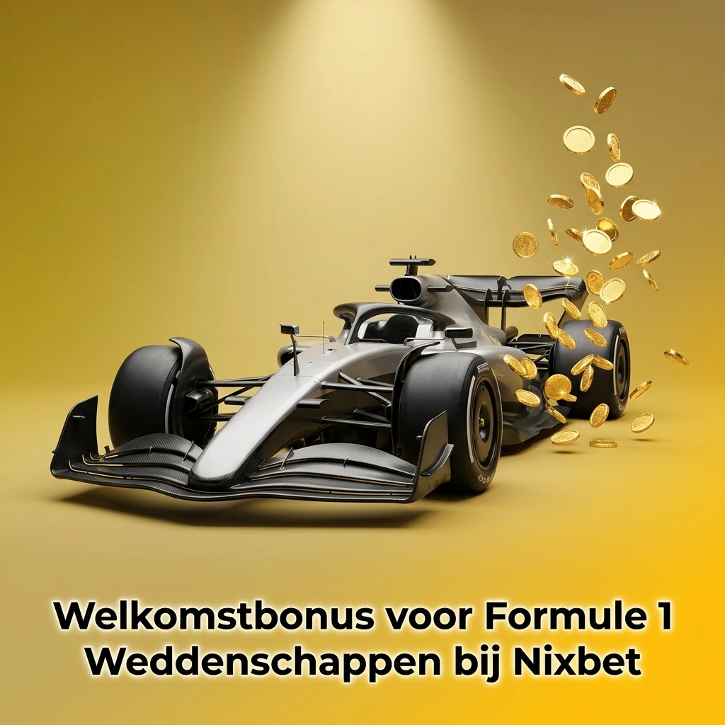 Nixbet welkomstbonus voor Formule 1 weddenschappen met bonustegoed op eerste storting