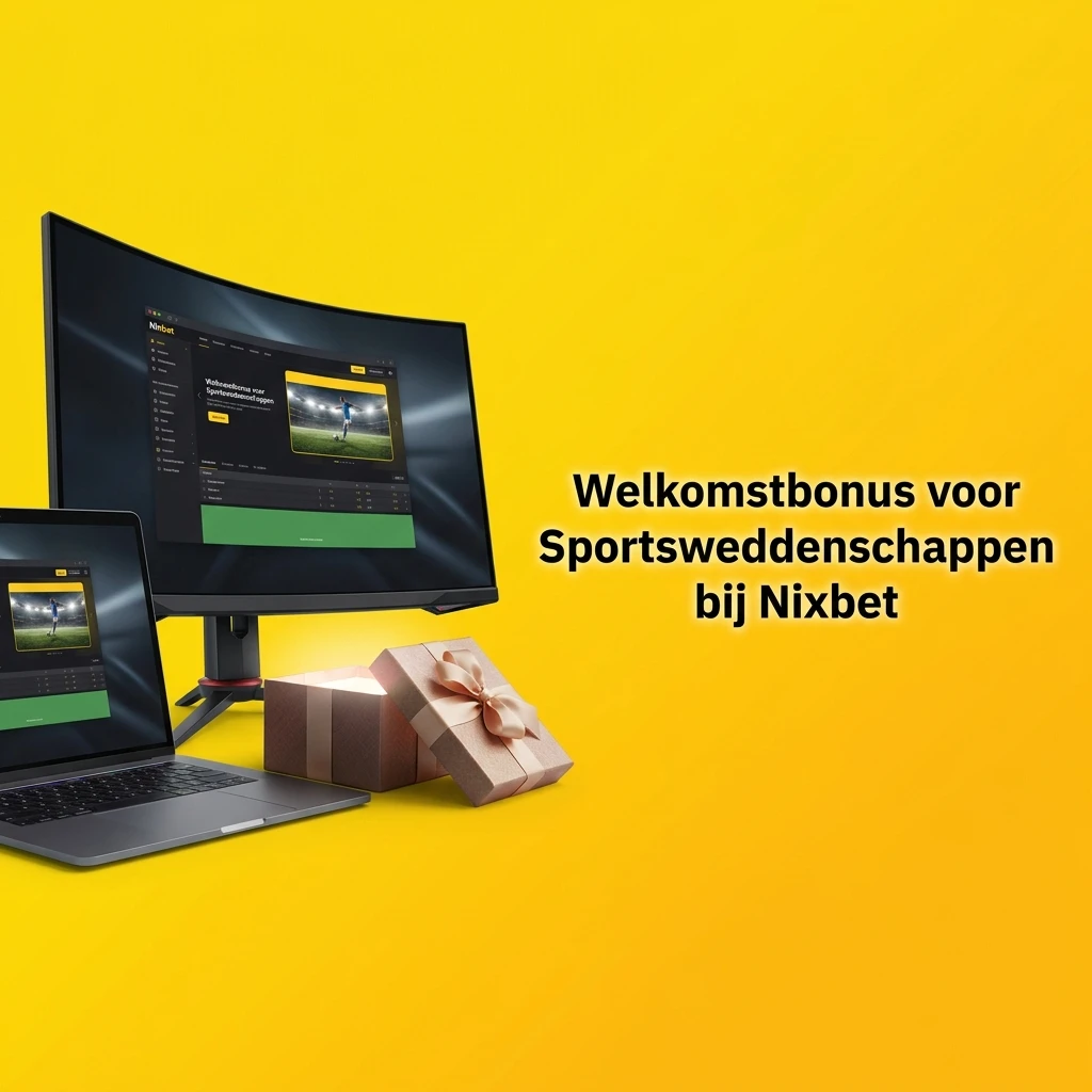 Welkomstbonus voor sportsweddenschappen bij Nixbet voor nieuwe gebruikers na eerste storting