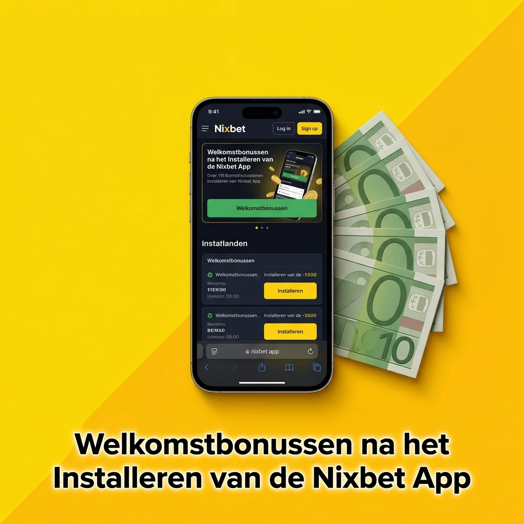 Nixbet app welkomstbonus tot €10.000 en 800 gratis spins voor nieuwe spelers na installatie
