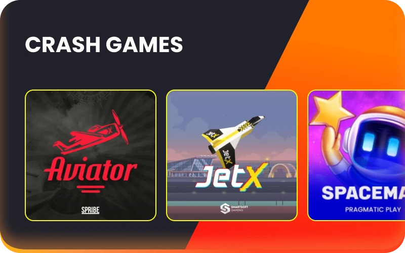 Behaal snelle winsten met crash games in het veelzijdige Nixbet online casino.