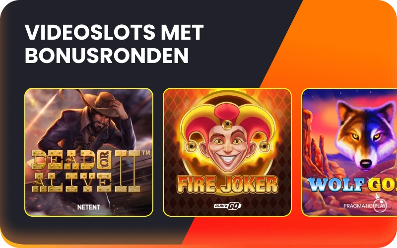 Geniet van interactieve videoslots met bonusronden in het online casino van Nixbet.