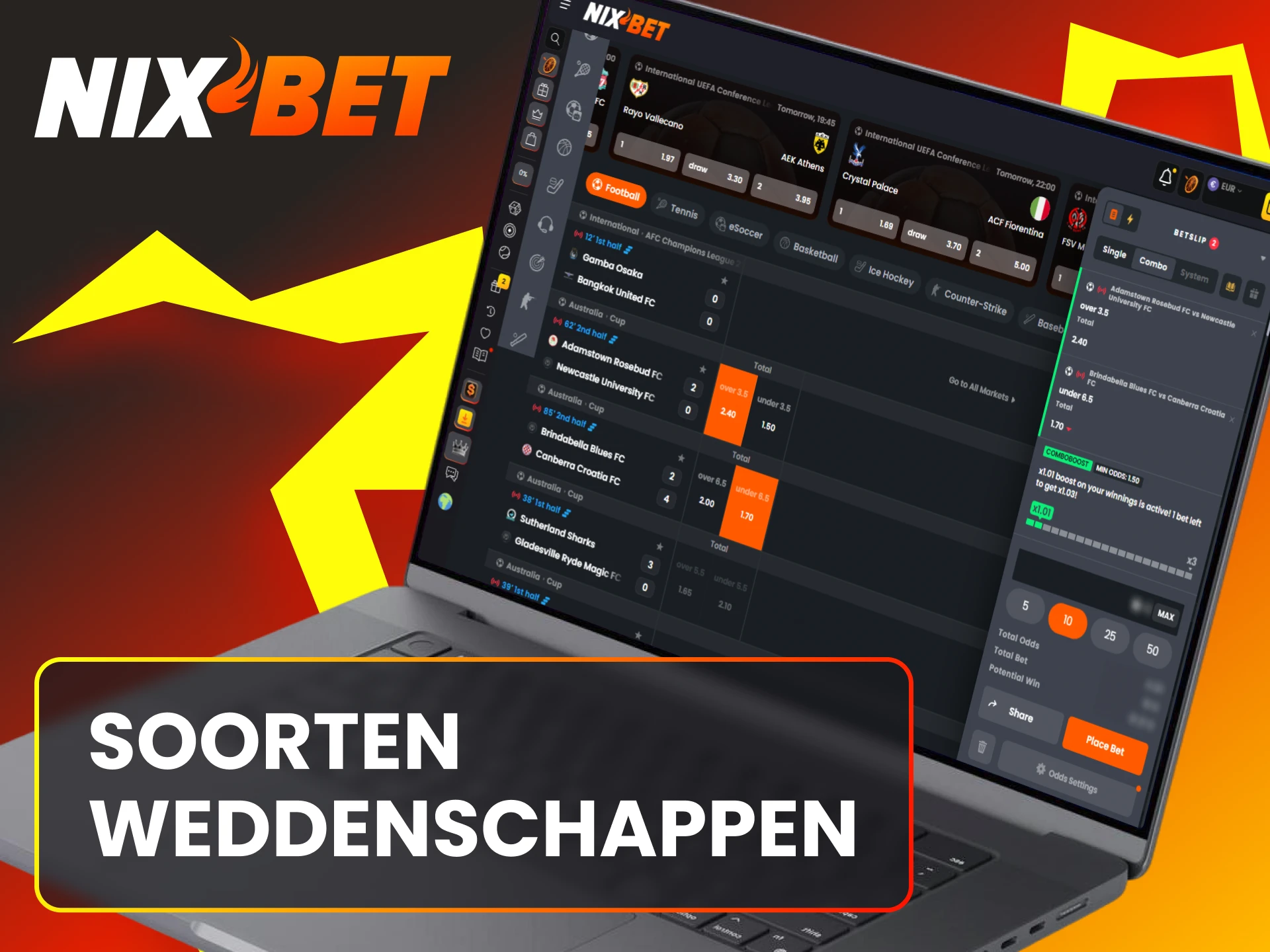 Bekijk de verschillende soorten weddenschappen bij Nixbet en kies je strategie.