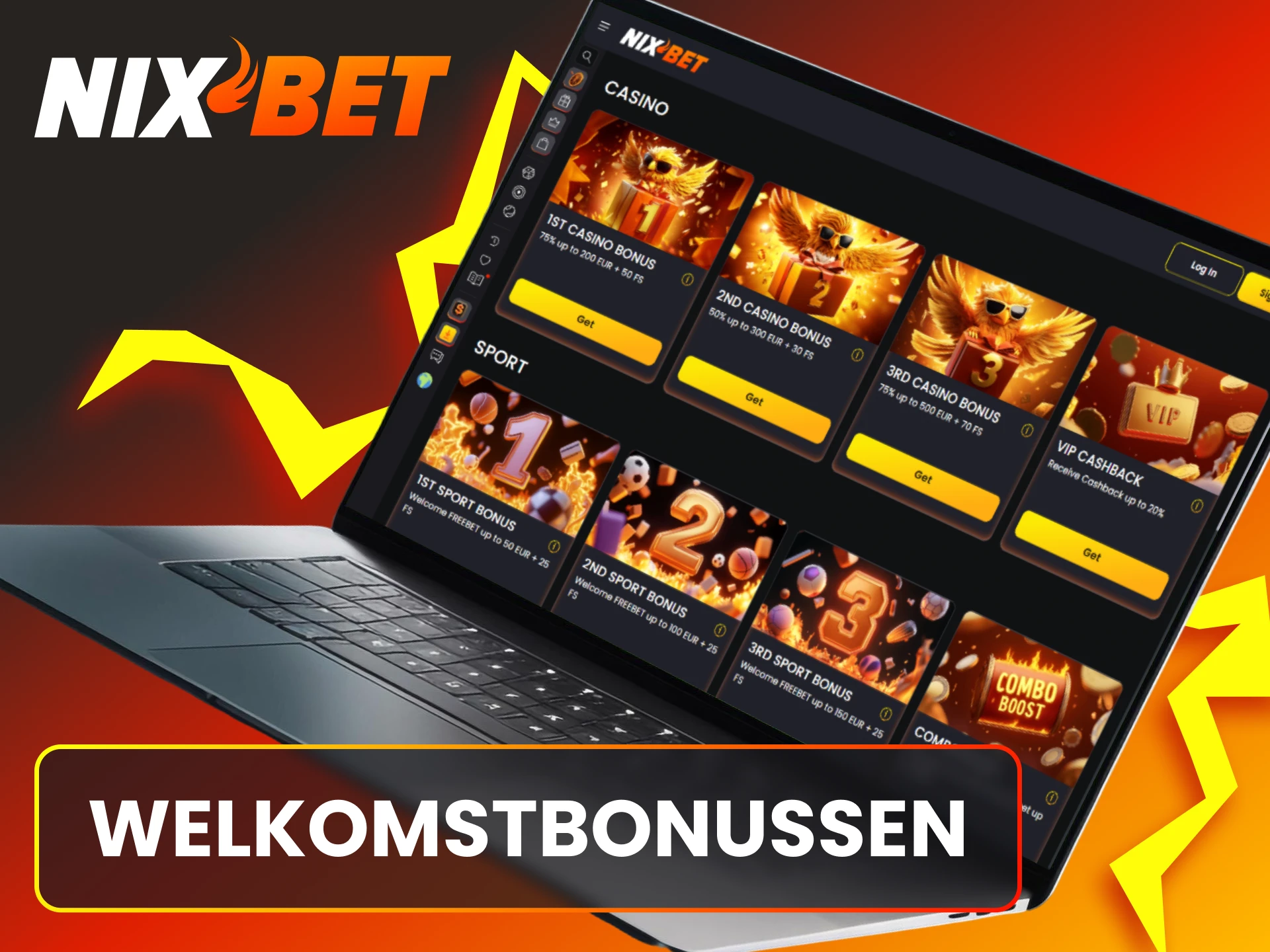 Claim exclusieve welkomstbonussen bij Nixbet en verhoog je eerste winstbedrag.