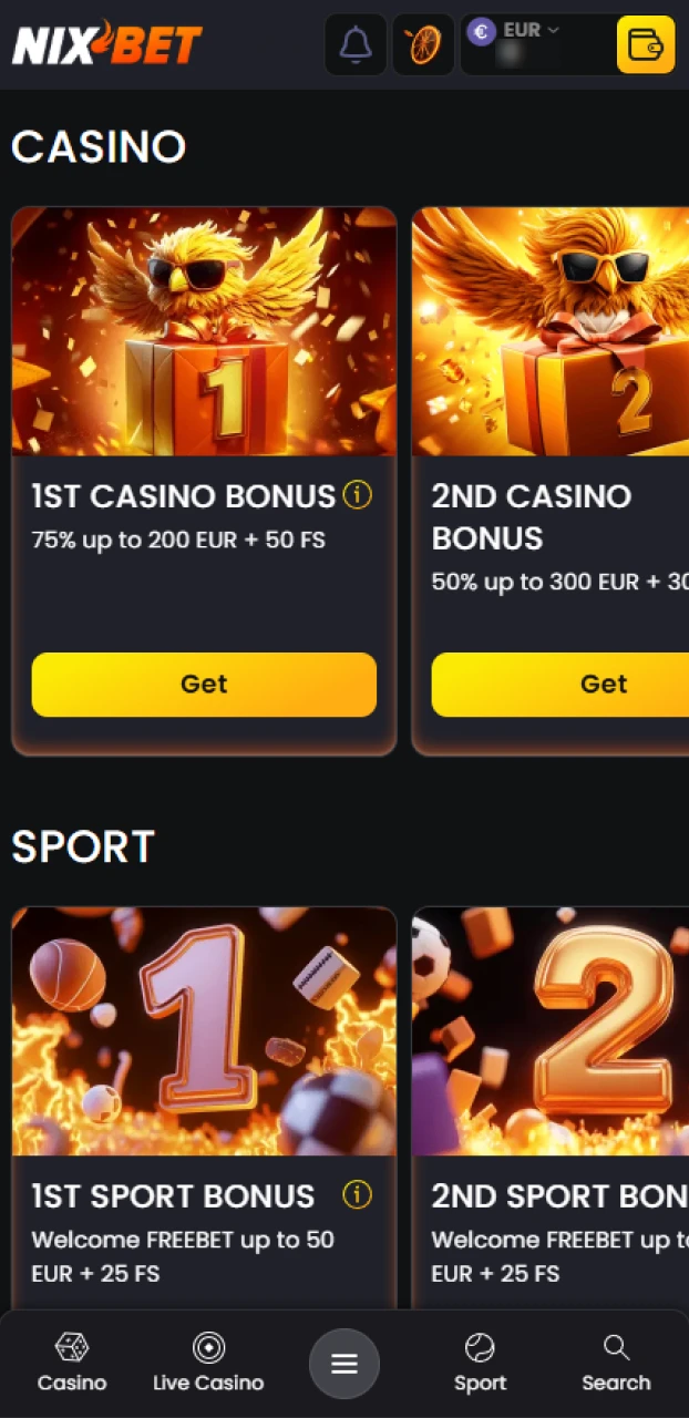 Ontvang een aantrekkelijke welkomstbonus van Nixbet voor al je League of Legends voorspellingen.